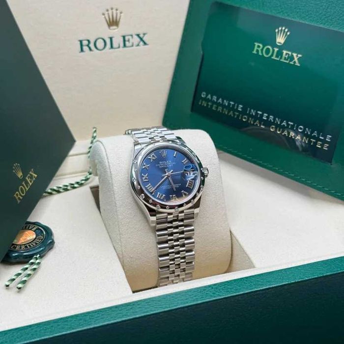 Rolex Lady Datejust REF 278344RBR-00 Blue Dial Jubelee Nowy 2025rok