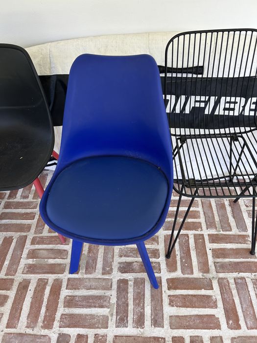 Cadeiras exterior e interior