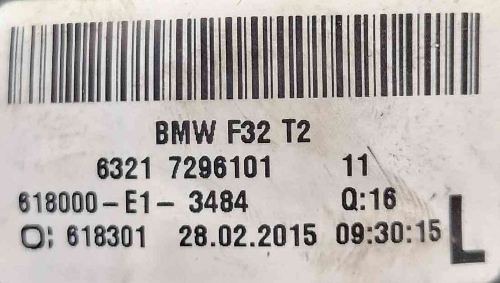 Farolim da Mala Esquerdo 63217296101 - BMW 4 Coupé