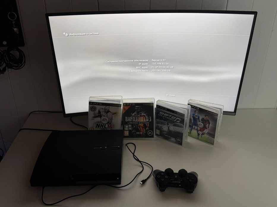 PlayStation 3 Slim — 320 GB - ІДЕАЛЬНИЙ СТАН