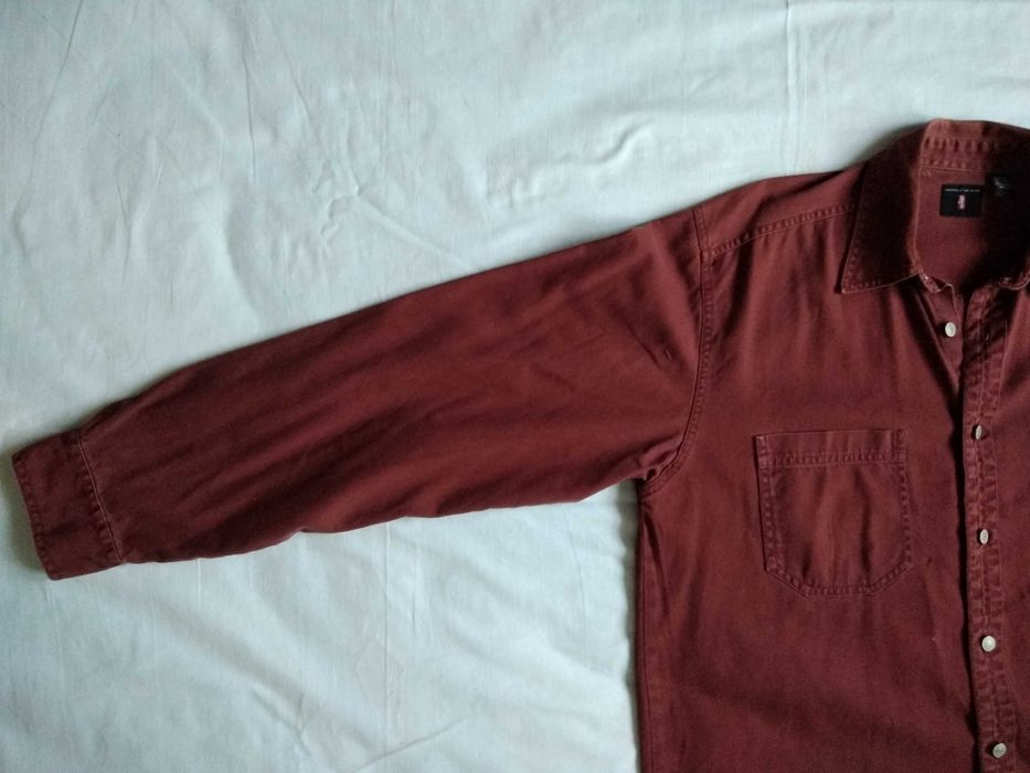 Koszula Levis Levi's bordowa  L 100% Bawełna Wysyłka