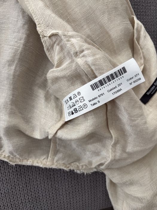 Лляно-Шовковий бомбер Massimo dutti