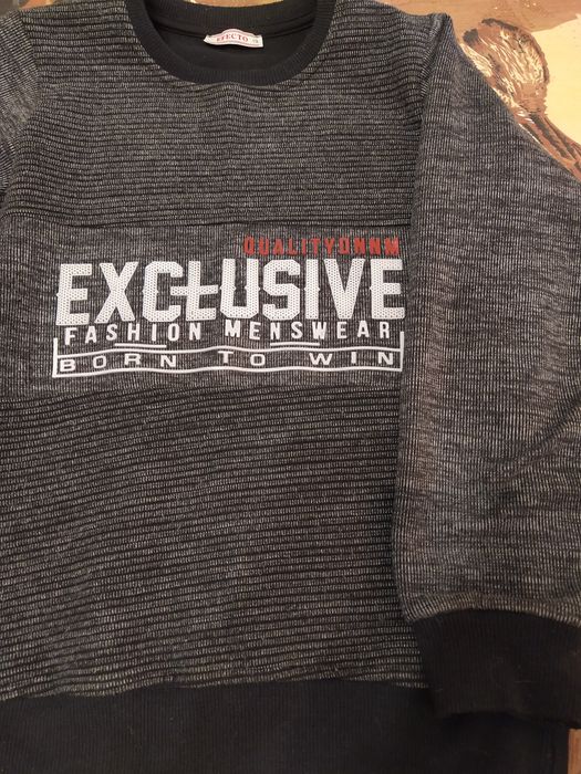 Свитер на флисе для мальчиков