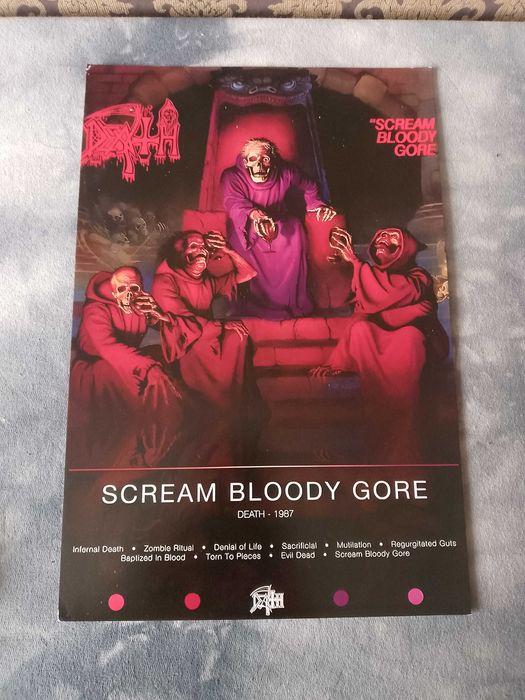 plakat zespołu muzycznego napalm death