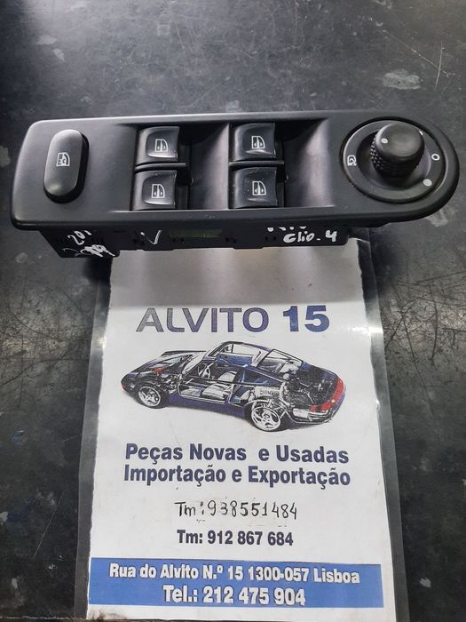comando dos vidros Renault Clio lV  - 2019