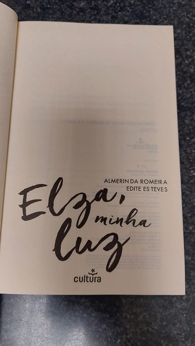 Livro Elza minha luz