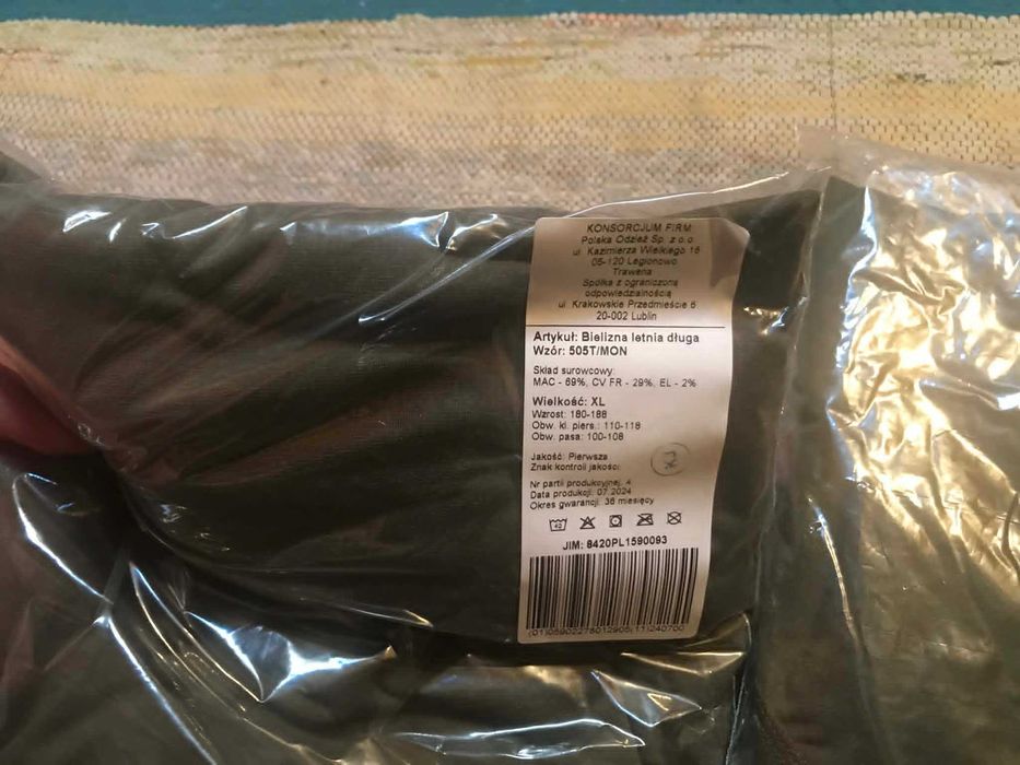 Bielizna letnia długa wzór 505T/MON rozm XL