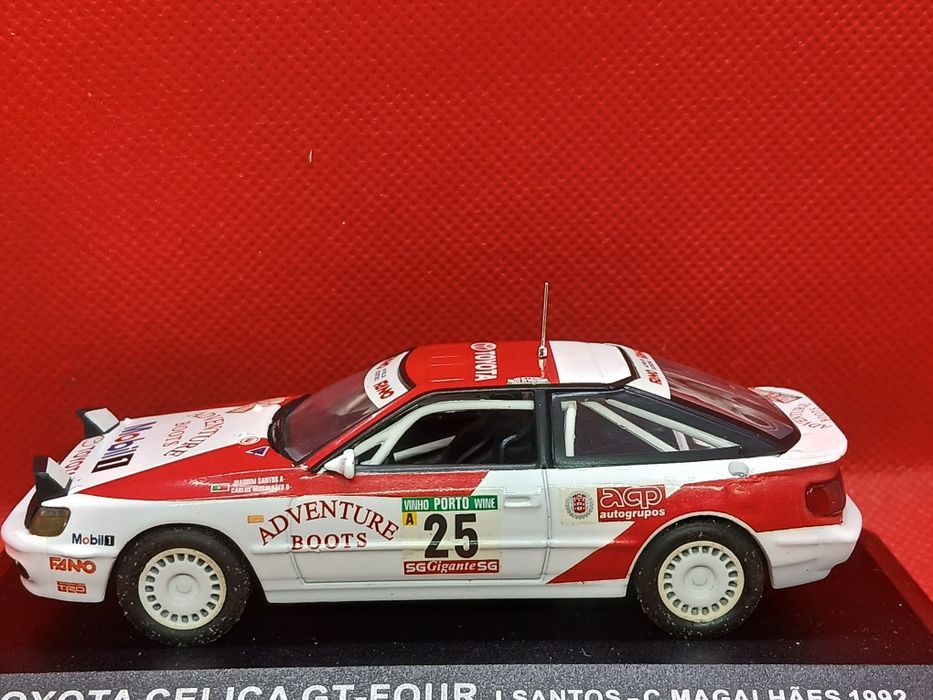 Miniatura 1/43 Toyota Celica Gt Four Joaquim Santos  Rally  de Portugal