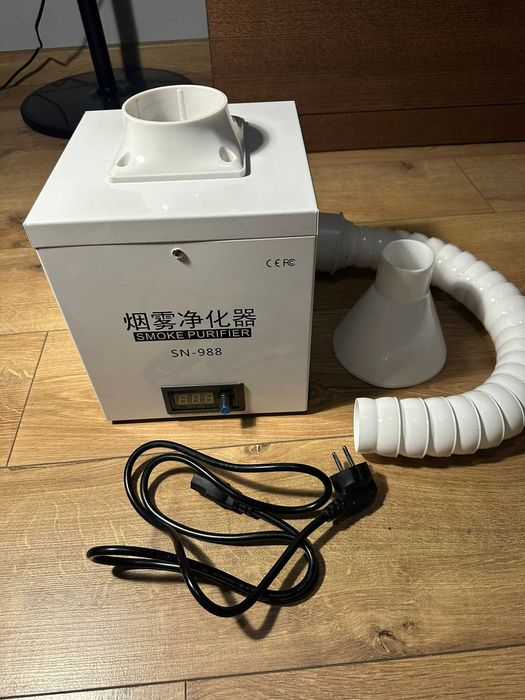 Pochłaniacz Odsysacz Dymu Pyłu Lutowniczego Odciąg Oparów SN-988 50W