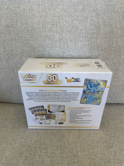 Pokémon 30th celebration elite trainer box inglês