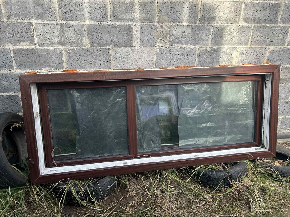 Okno drzwi 1szt lewe tarasowe balkonowe plastikowe pcv pvc 86.5 x 217 90 x