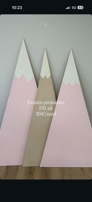 Paineis, displays e mesas de eventos