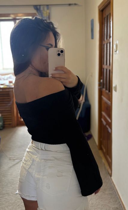 Кофтинка зі спущеними плечима стан ідеал S/M