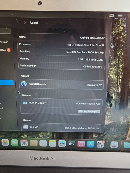 Macbook Air 11' i7