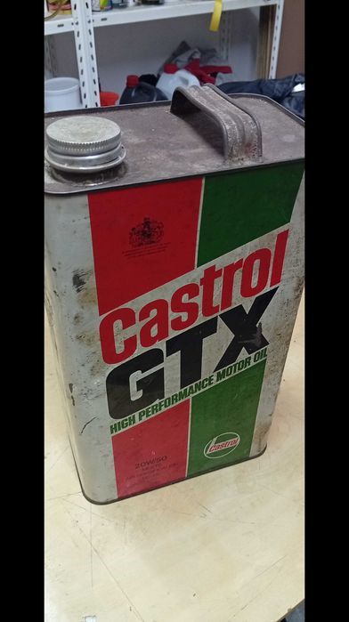Lata de óleo Castrol GTX