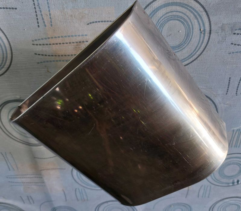 Chapéu fachada em inox