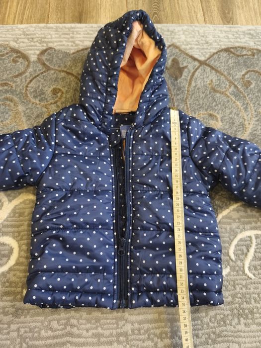 Nowa ocieplana kurtka dziewczęca rozm. 74