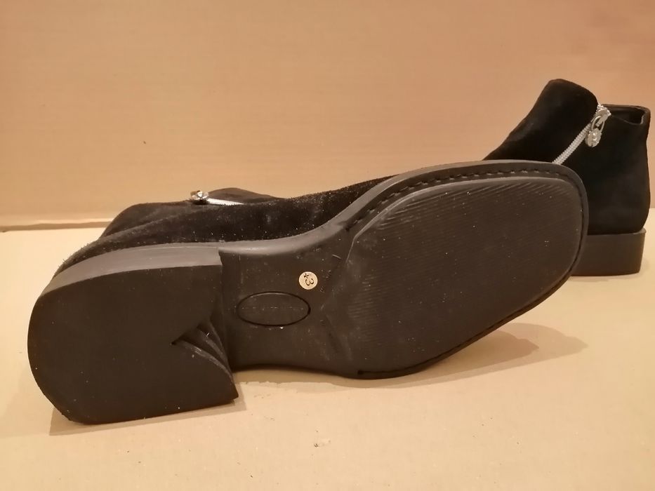 Черевики сапоги чоловічі мужские "Maros" Италія р. 43, замша,чорні