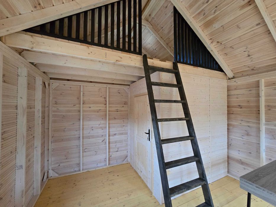 Domek drewniany typu STODOŁA 20m² – komfort, design i szybki montaż!