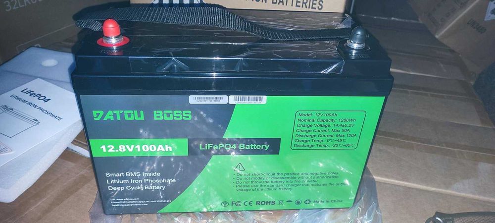 Акумулятор DATOUBOSS LiFePO4 12V 100Ah