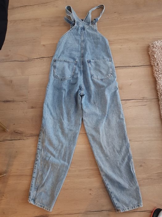 Stradivarius ogrodniczki jeansowe 36/38