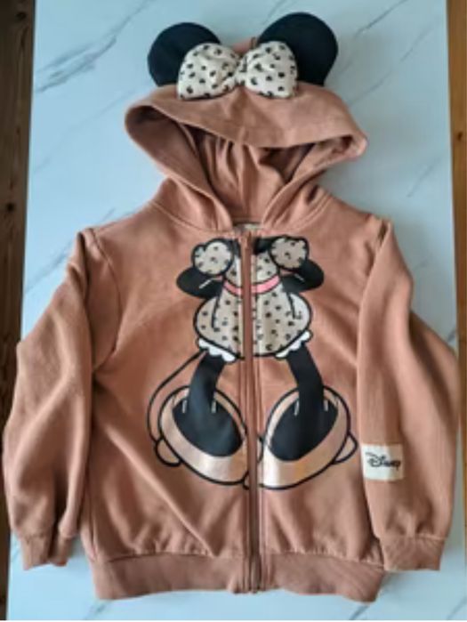 Толстовка кофта з блискавкою Міккі h&m