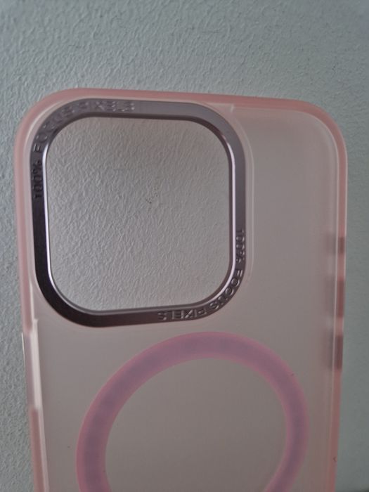 Liavec AG Magsafe Case do Iphone 15 Pro Max jasnoróżowy