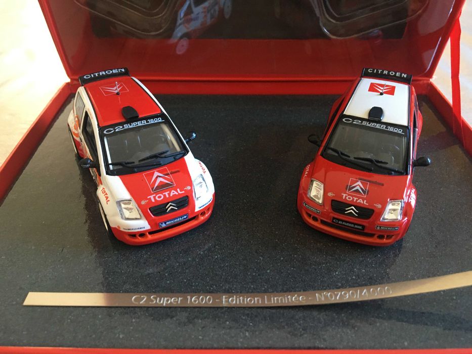 Set Norev 1:43 Citroen C2 S1600 rally WRC