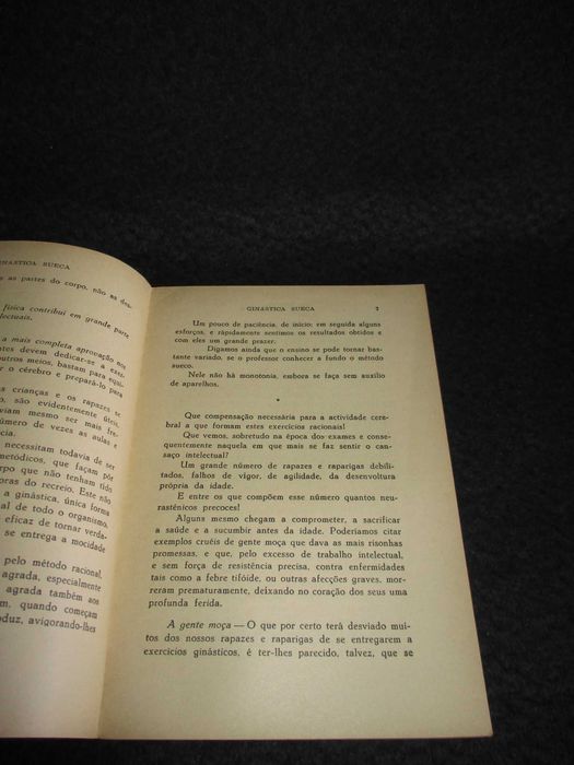 Livro Gimnástica Suéca para Homens Senhoras e Crianças