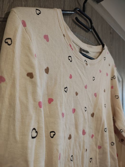 Piżama damska w prążek XL