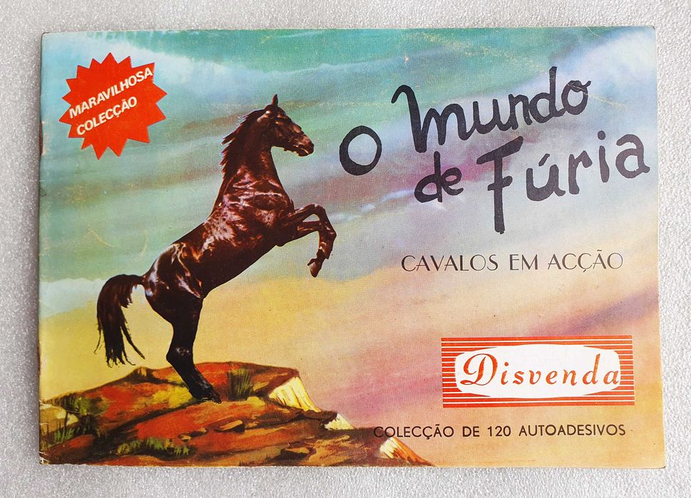 Antiga Caderneta Vazia "O Mundo de Fúria" ~ Disvenda ~ RARA