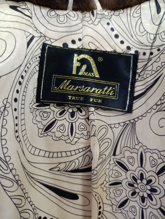 Шуба зі стриженого бобра,з норкою