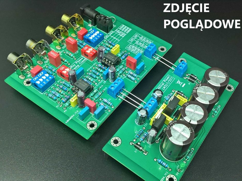 Płytka pcb - przedwzmacniacz RIAA Muffsy klon