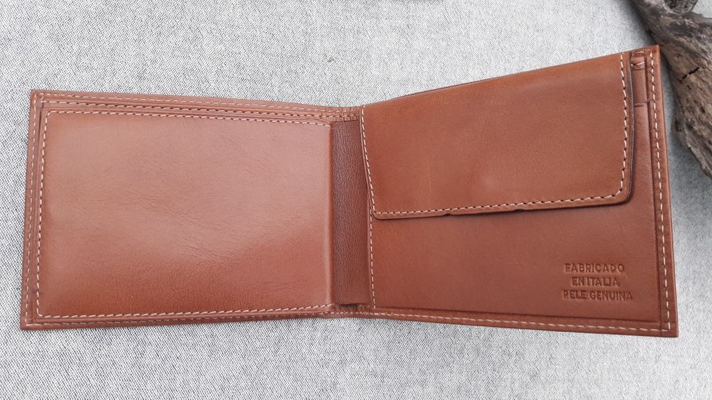 Carteira de Homem em pele italiana
