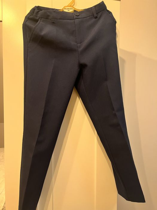 Spodnie garniturowe dla chlopca eleganckie h&m rozmiar 134