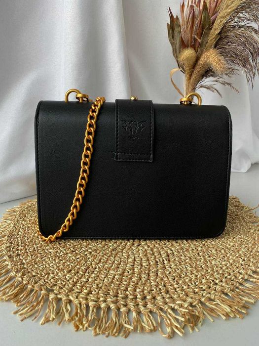 Жіноча сумка Pinko Classic Black/Gold