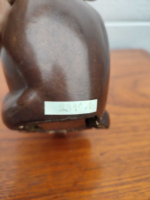Figurka kota - Brąz / Miedź - ciekawy design - vintage - A