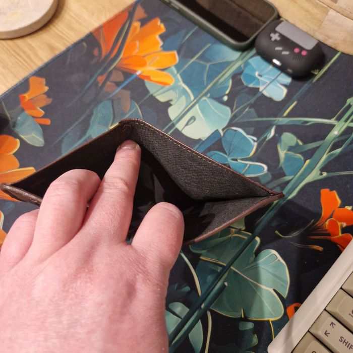 Portfel ciemny brąz