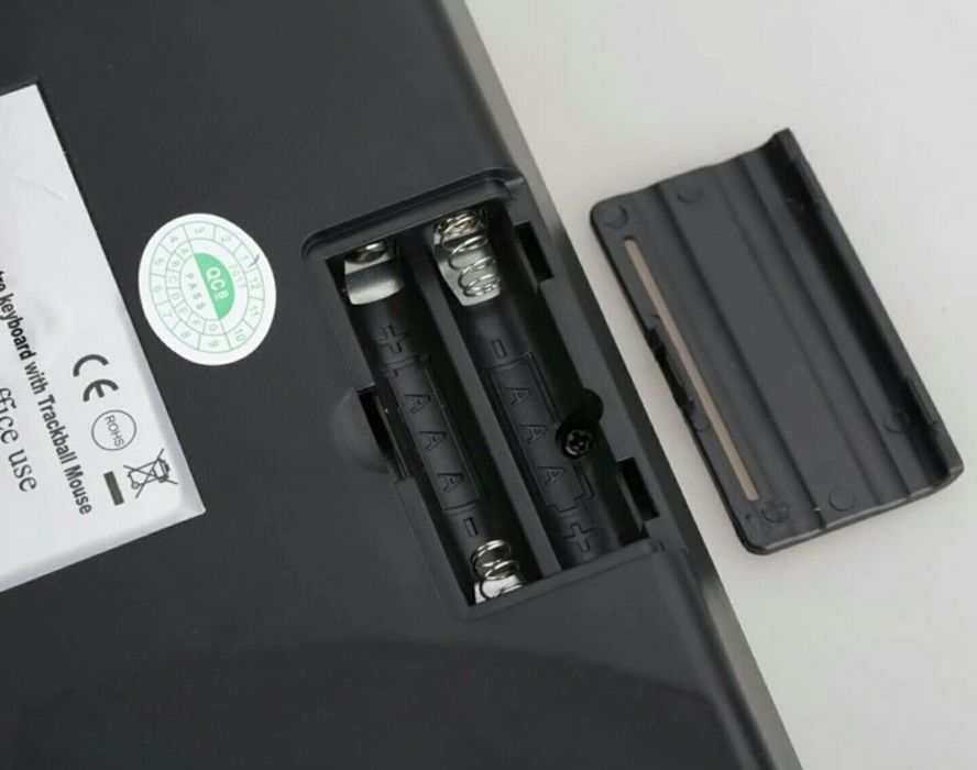 Bezprzewodowa klawiatura z trackballem do gier,smart tv,win,androidw