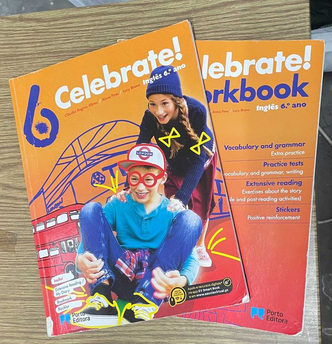 Livros escolares 6º ano