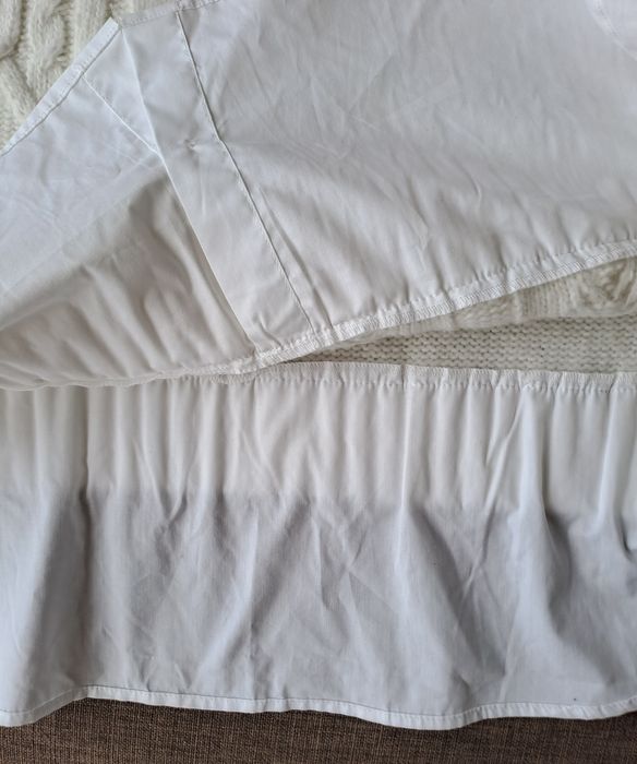 Свитер белый с имитацией рубашки