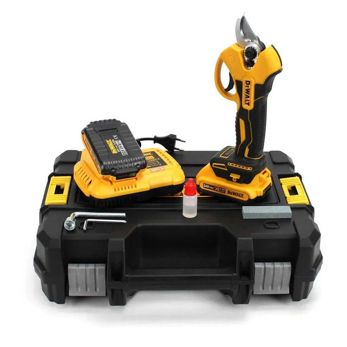Акумуляторний секатор DeWalt DCMPP550P1 (36V, 5AH) гілкоріз