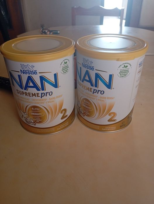 Latas de leite nan 2