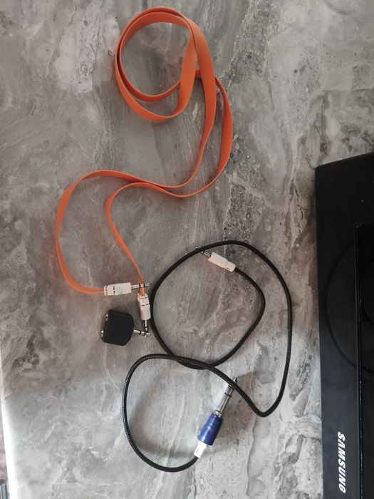 Аудіокабель Mini-Jack 3.5 мм – Jack 6.35 мм (TRS)Перехідний шнур 3.5 мм на 1/4" дюйма
