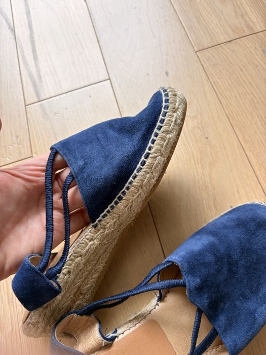 Mega wygodne zamszowe espadryle 38 kanna