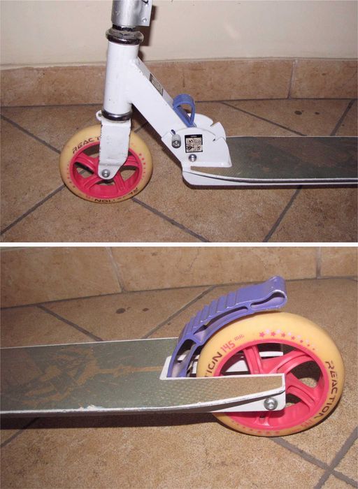 Самокат. Reaction 145. Детский. Scooter. Велосипед. Транспорт. Ролики