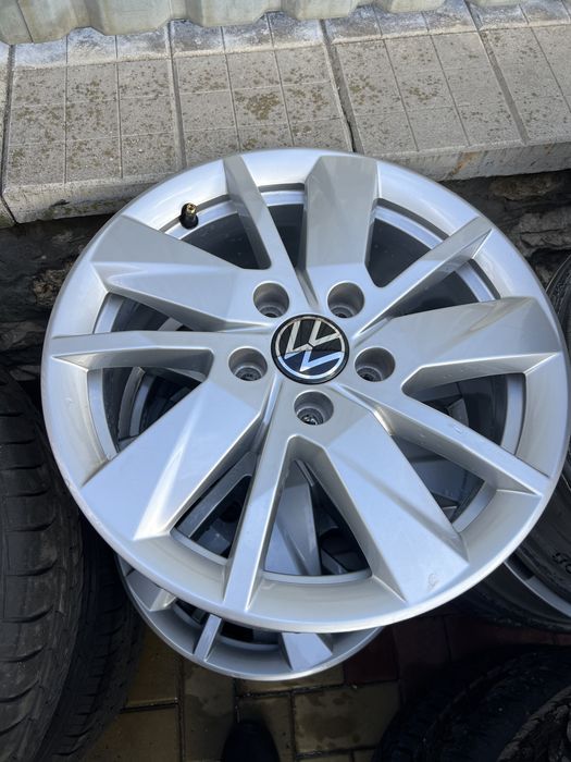 Оригінальні титанові диски (стан нових) 24 рік VW Caddy Golf Jetta R16 5x112 VAG OE (Vienna)