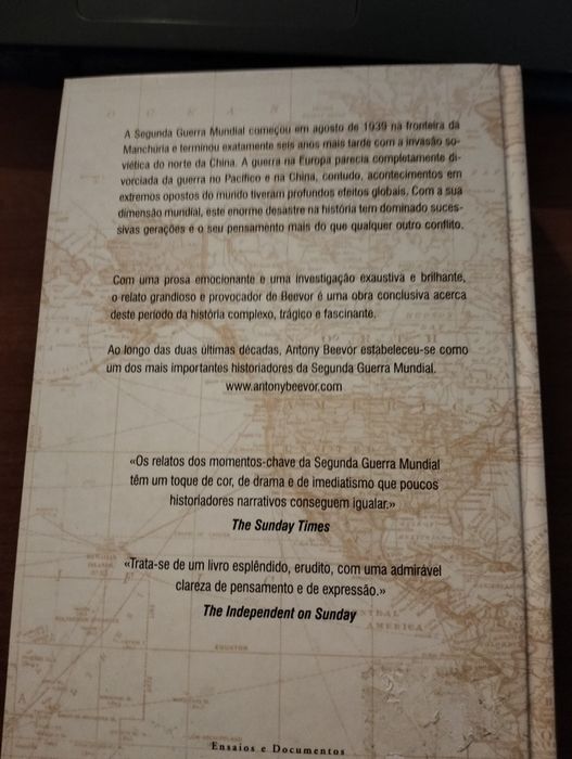 Livro: A segunda guerra mundial, de Antony Beevor