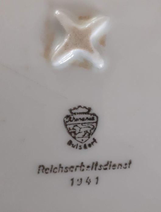 Antyk - Stara niemiecka porcelana.