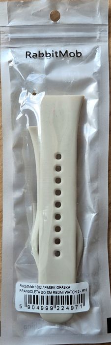 Pasek do Xiaomi Redmi Watch 3, beżowy, nowy